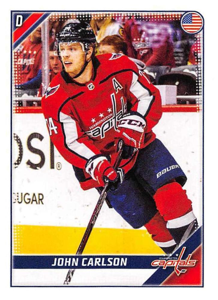 John Carlson #499 Washington Capitals | 2019-20 Topps NHL Sticker Collection