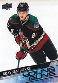 Brayden Burke #499 Arizona Coyotes | 2020-21 Upper Deck