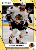 Jujhar Khaira #499 Chicago Blackhawks | 2023-24 O-Pee-Chee Yellow Border