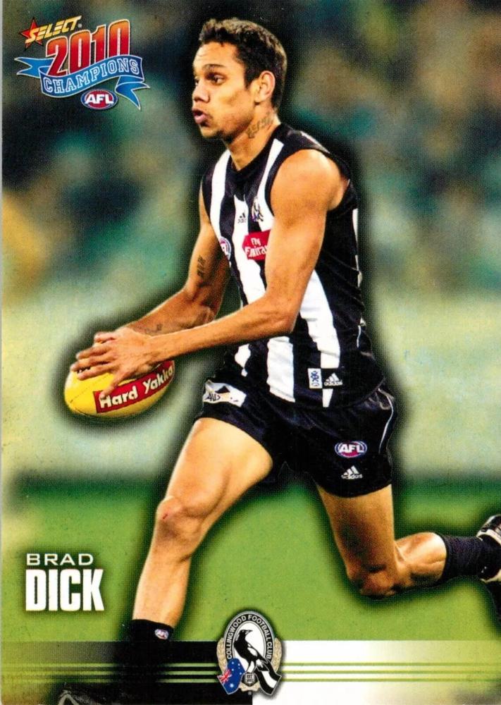 Brad Dick #49 Collingwood Magpies | 2010 Select AFL Champions