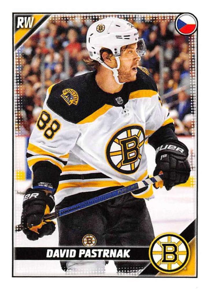 David Pastrnak #49 Boston Bruins | 2019-20 Topps NHL Sticker Collection