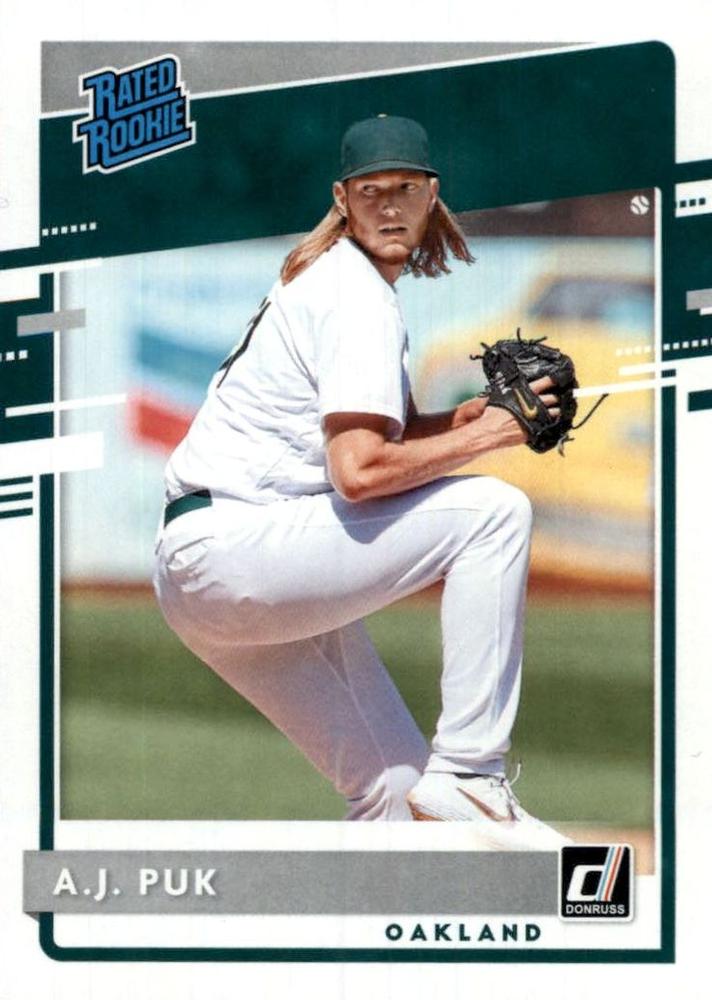 A.J. Puk #49 Oakland Athletics | 2020 Donruss