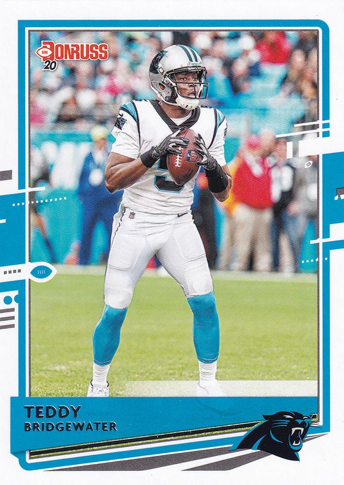 Teddy Bridgewater #49 Carolina Panthers | 2020 Panini Donruss | NFL Football