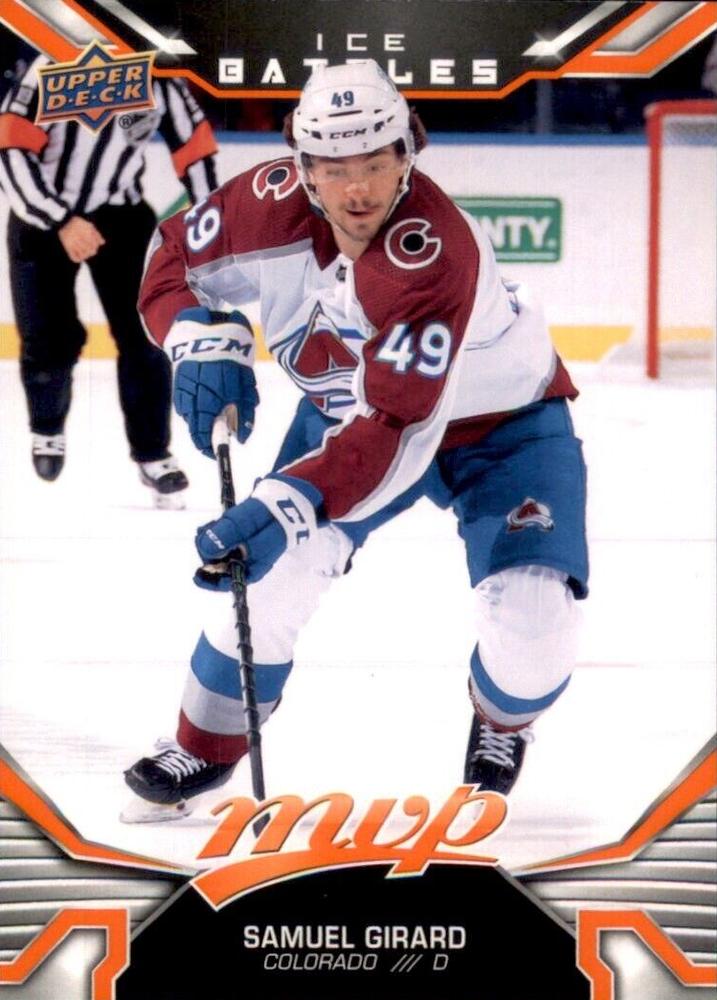 Samuel Girard #49 Colorado Avalanche | 2022-23 Upper Deck MVP Ice Battles