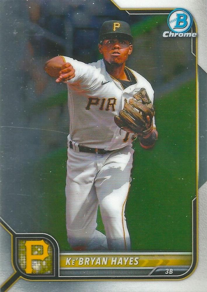 Ke'Bryan Hayes #49 Pittsburgh Pirates | 2022 Bowman Chrome