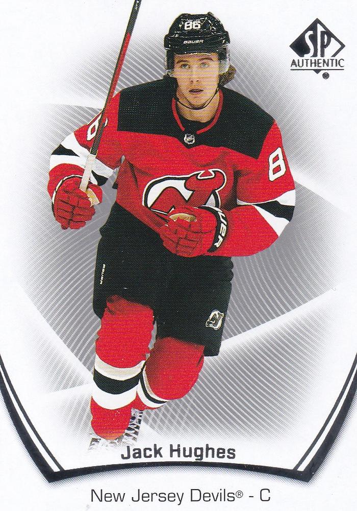 Jack Hughes #49 New Jersey Devils | 2021-22 SP Authentic