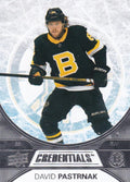 David Pastrnak #49 Boston Bruins | 2021-22 Upper Deck Credentials
