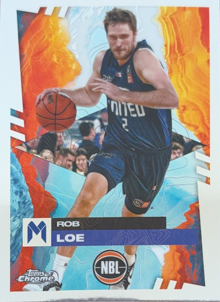 Rob Loe #49 Melbourne United | 2024-25 Topps Chrome NBL (front)