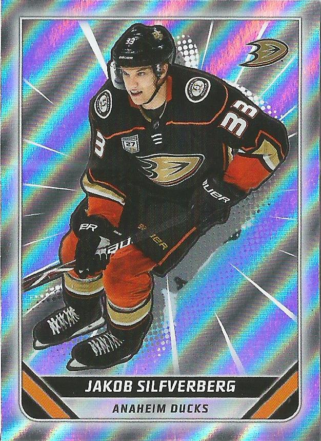 Jakob Silfverberg FOIL #4 Anaheim Ducks | 2019-20 Topps NHL Sticker Collection