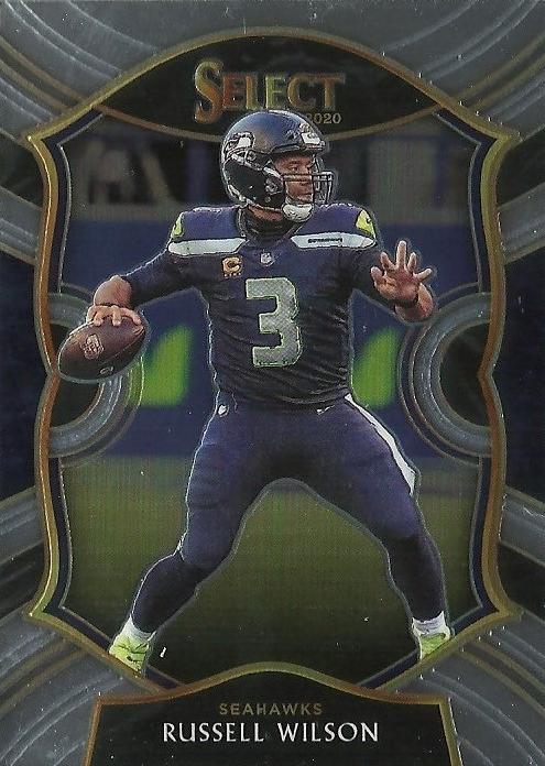 Russell Wilson #4 Seattle Seahawks | 2020 Panini Select |  | NFL Football