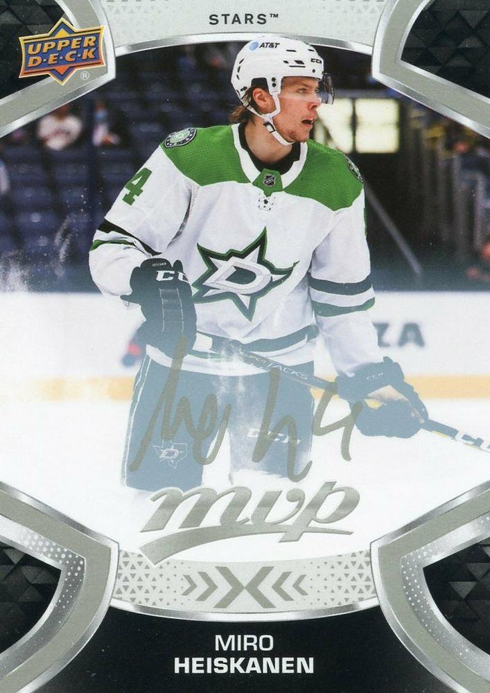Miro Heiskanen #4 Dallas Stars | 2021-22 Upper Deck MVP Silver Script