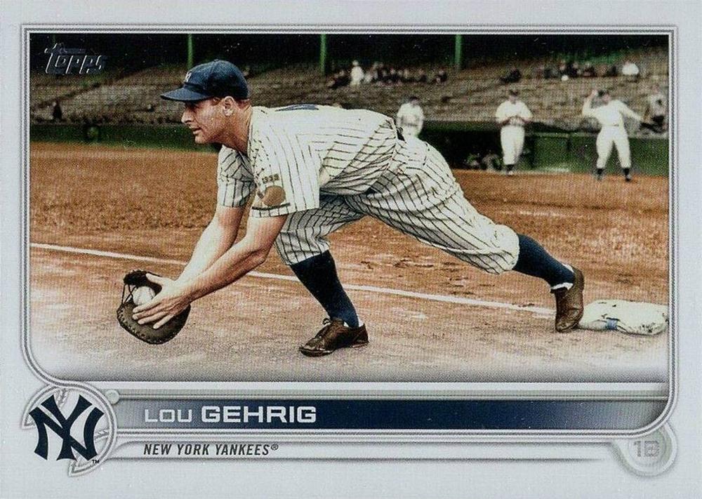 Lou Gehrig #4 New York Yankees (Legend) | 2022 Topps
