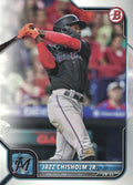 Jazz Chisholm Jr. #4 Miami Marlins | 2022 Bowman