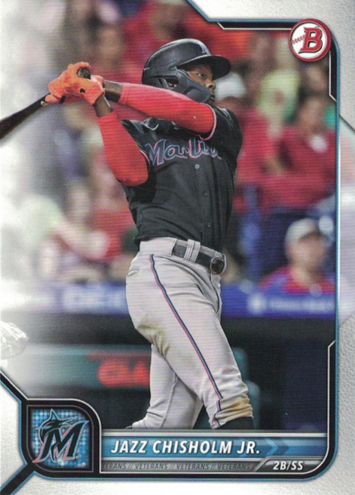 Jazz Chisholm Jr. #4 Miami Marlins | 2022 Bowman