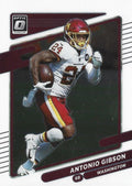 Antonio Gibson #4 Washington Football Team | 2021 Donruss Optic | NFL Football