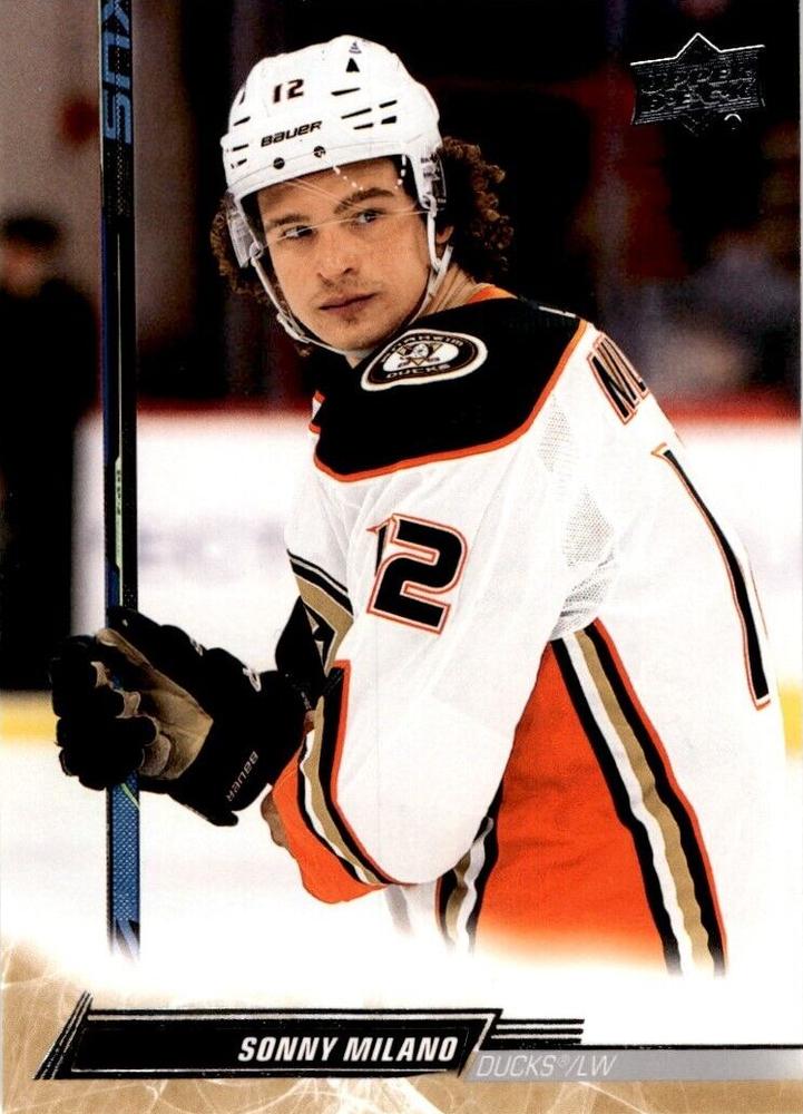 Sonny Milano #4 Anaheim Ducks | 2022-23 Upper Deck