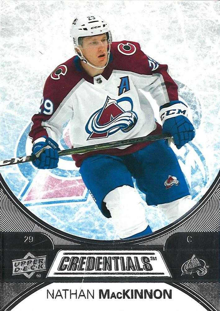 Nathan MacKinnon #4 Colorado Avalanche | 2021-22 Upper Deck Credentials