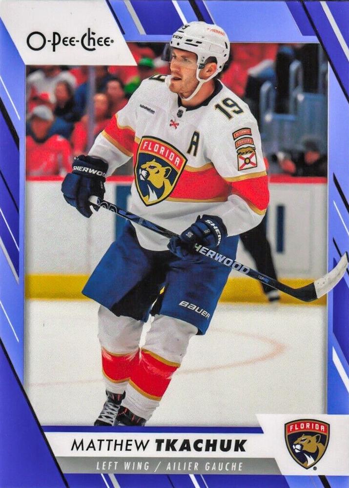 Matthew Tkachuk #4 Florida Panthers | 2023-24 O-Pee-Chee Blue Border
