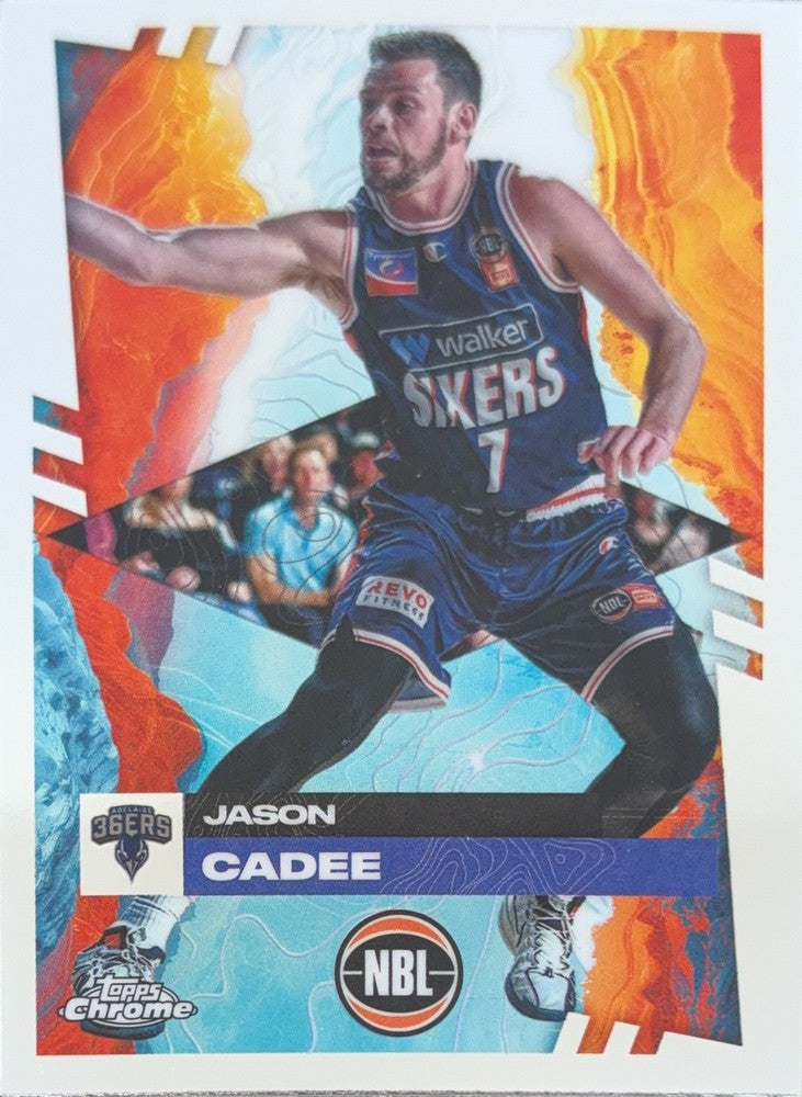 Jason Cadee #4 Adelaide 36ers | 2024-25 Topps Chrome NBL (front)