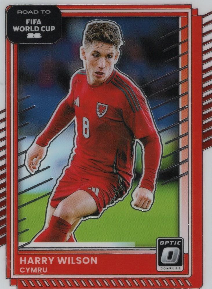 Harry Wilson #4 Wales | 2025-26 Donruss Road to FIFA World Cup Optic Parallel