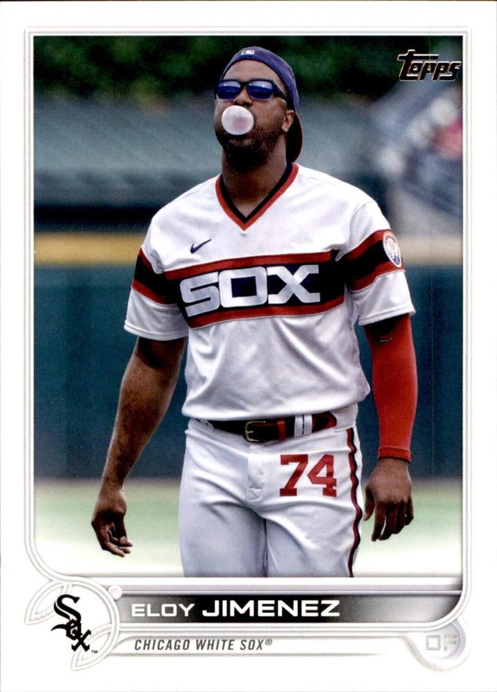 Eloy Jimenez #500 Chicago White Sox (Blowing bubble) | 2022 Topps