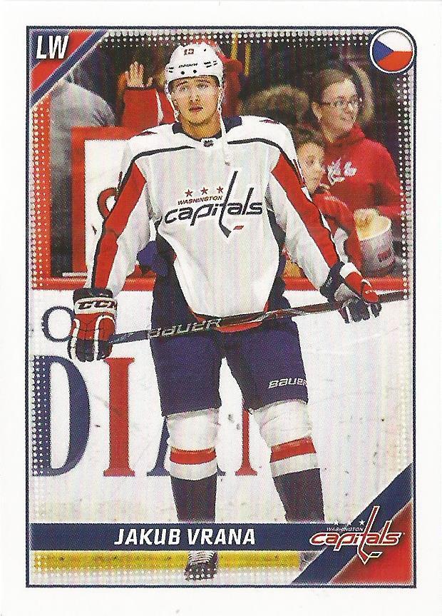 Jakub Vrana #501 Washington Capitals | 2019-20 Topps NHL Sticker Collection