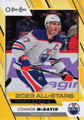 Connor McDavid #501 Edmonton Oilers | 2023-24 O-Pee-Chee Yellow Border