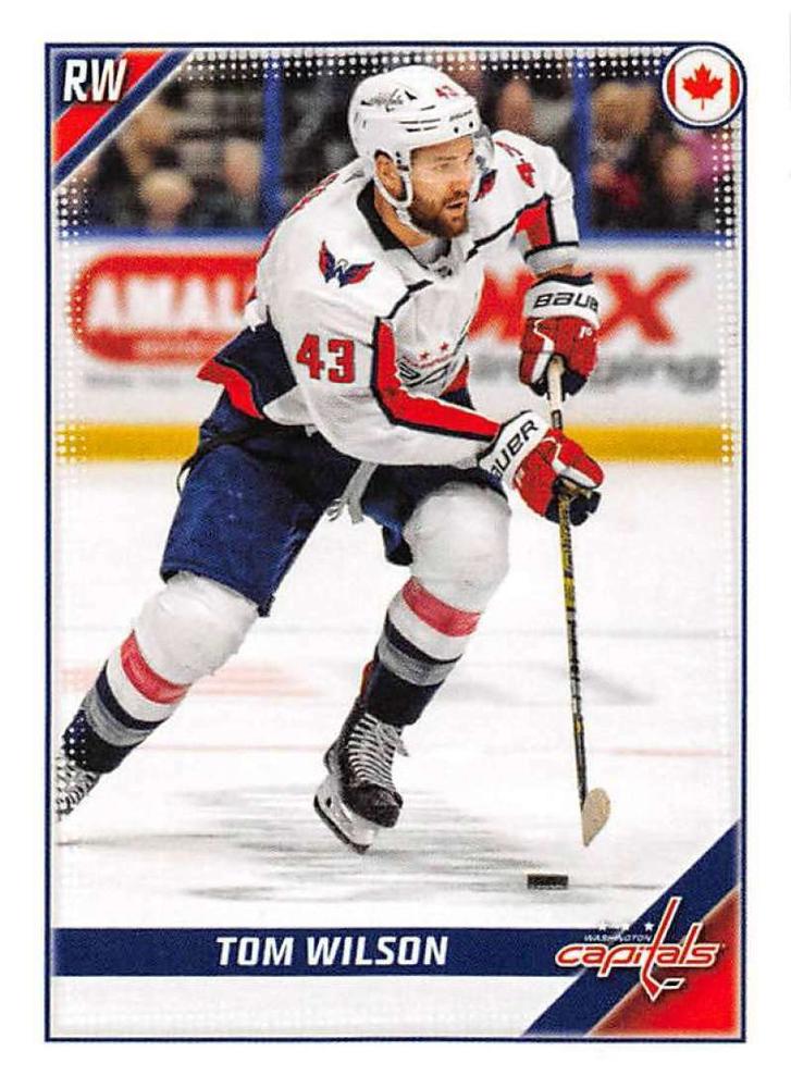 Tom Wilson #502 Washington Capitals | 2019-20 Topps NHL Sticker Collection