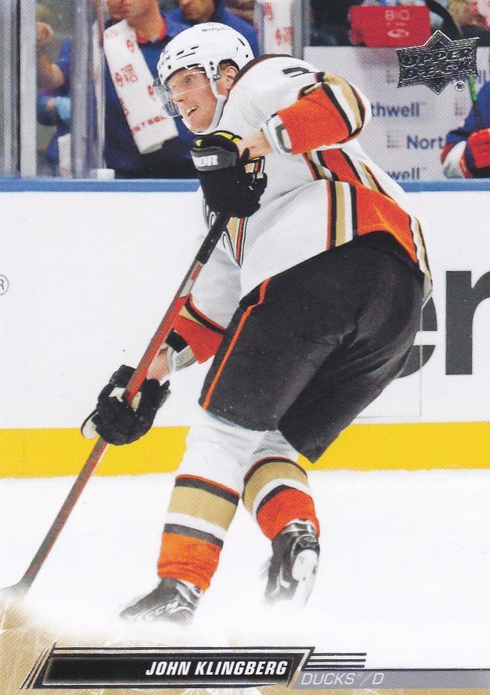 John Klingberg #502 Anaheim Ducks | 2022-23 Upper Deck
