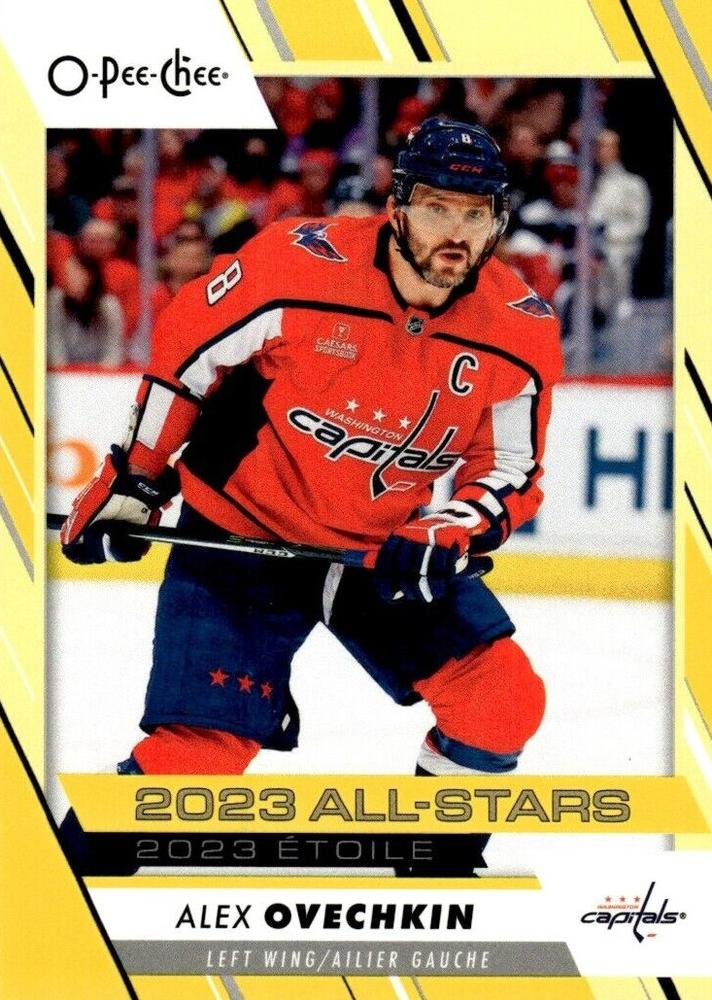 Alex Ovechkin #503 Washington Capitals | 2023-24 O-Pee-Chee Yellow Border