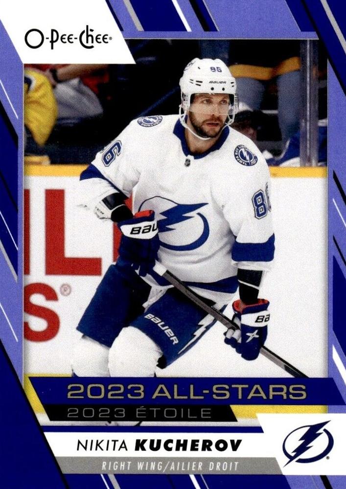 Nikita Kucherov #504 Tampa Bay Lightning | 2023-24 O-Pee-Chee Blue Border