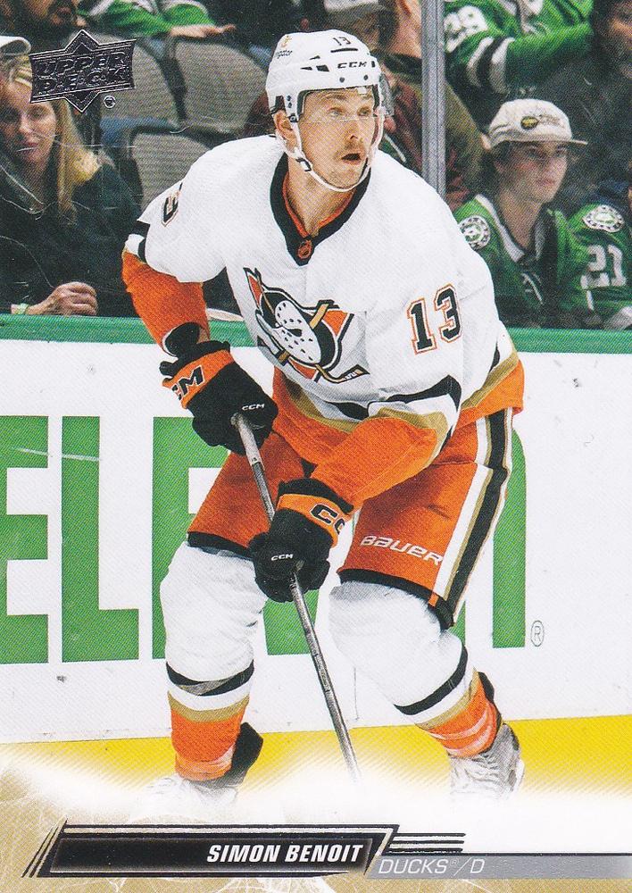 Simon Benoit #505 Anaheim Ducks | 2022-23 Upper Deck