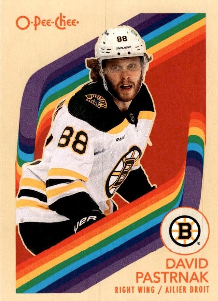 David Pastrnak #505 Boston Bruins | 2023-24 O-Pee-Chee Retro