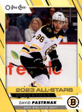David Pastrnak #505 Boston Bruins | 2023-24 O-Pee-Chee Yellow Border