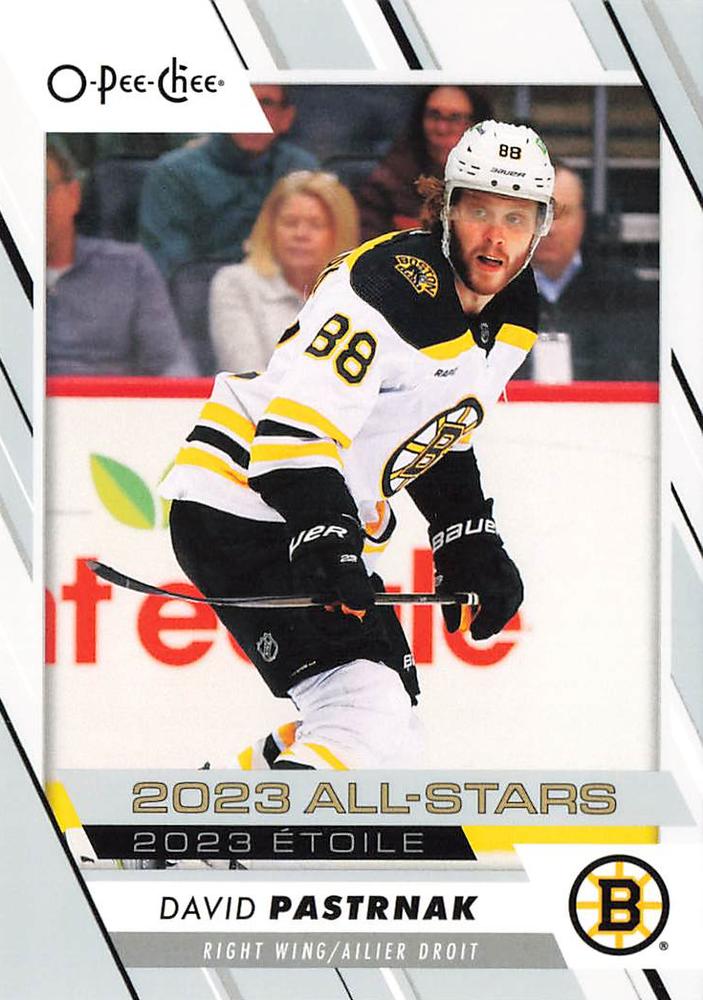 David Pastrnak #505 Boston Bruins | 2023-24 O-Pee-Chee Hockey