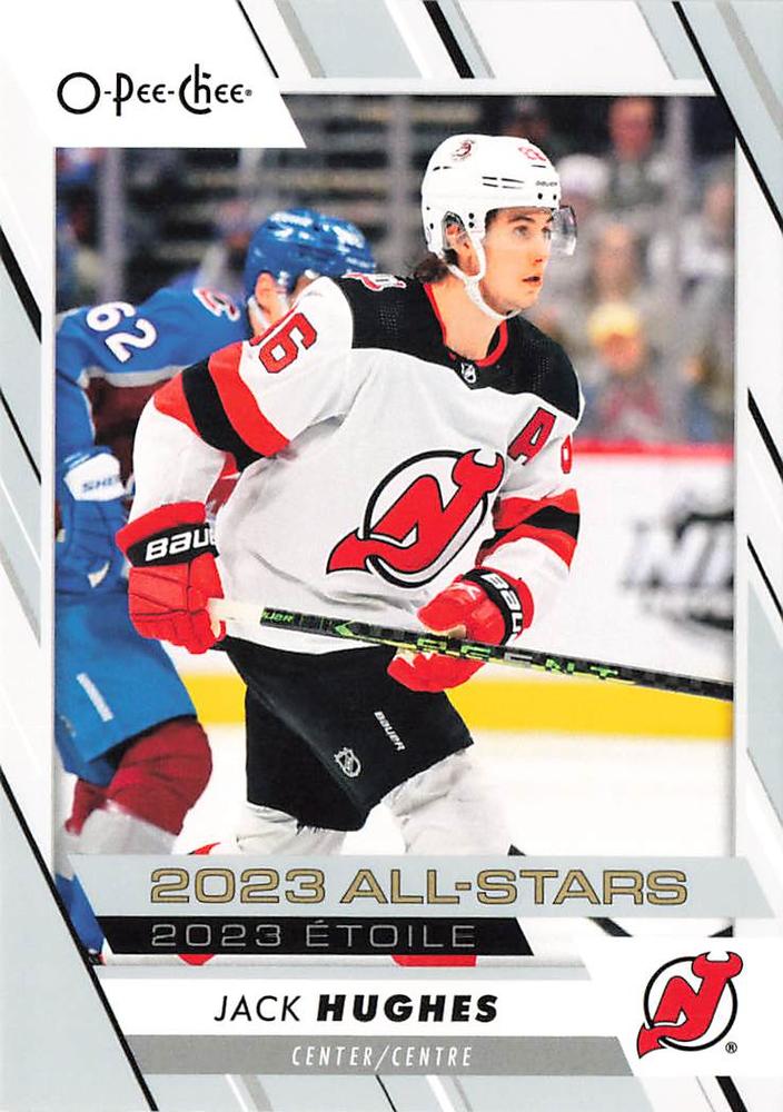 Jack Hughes #506 New Jersey Devils | 2023-24 O-Pee-Chee Hockey
