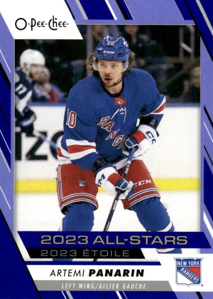 Artemi Panarin #507 New York Rangers | 2023-24 O-Pee-Chee Blue Border
