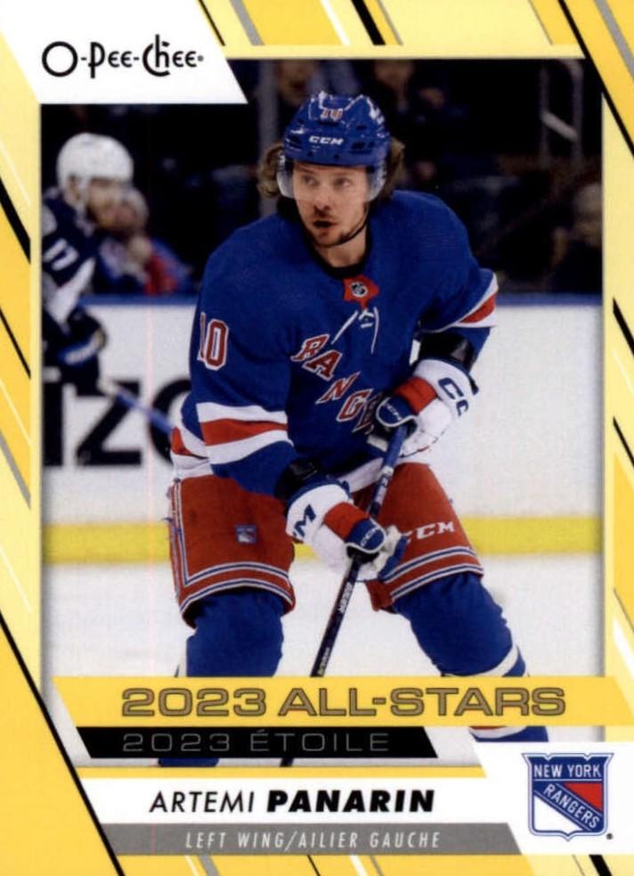 Artemi Panarin #507 New York Rangers | 2023-24 O-Pee-Chee Yellow Border