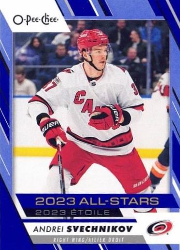 Andrei Svechnikov #508 Carolina Hurricanes | 2023-24 O-Pee-Chee Blue Border