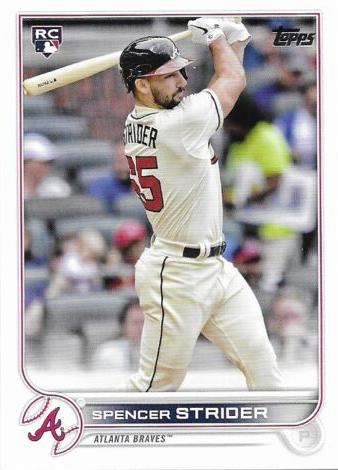 Spencer Strider #509 Atlanta Braves (Batting) | 2022 Topps