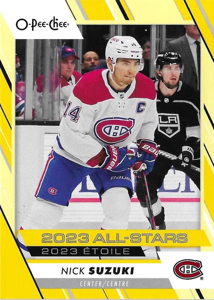 Nick Suzuki #509 Montreal Canadiens | 2023-24 O-Pee-Chee Yellow Border