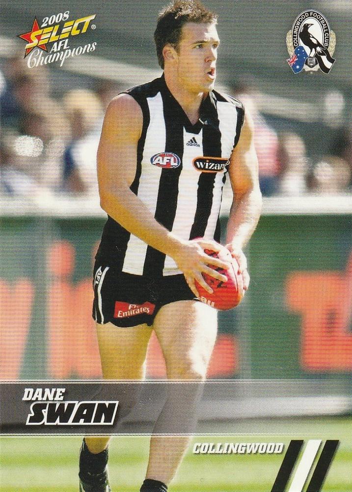 Dane Swan #50 Collingwood Magpies | 2008 Select AFL Champions