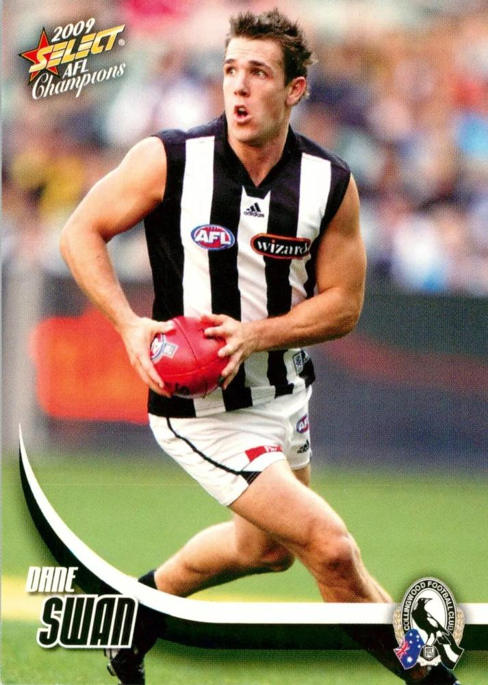 Dane Swan #50 Collingwood Magpies | 2009 Select AFL Champions