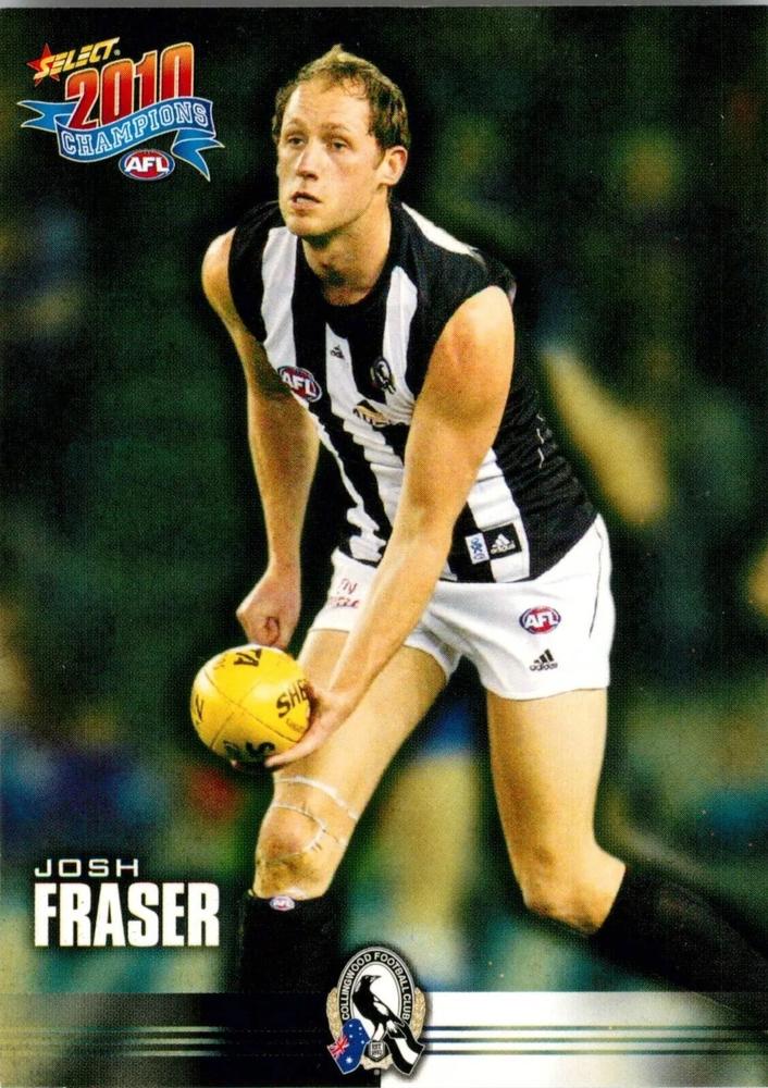 Josh Fraser #50 Collingwood Magpies | 2010 Select AFL Champions