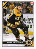 Patrice Bergeron #50 Boston Bruins | 2019-20 Topps NHL Sticker Collection