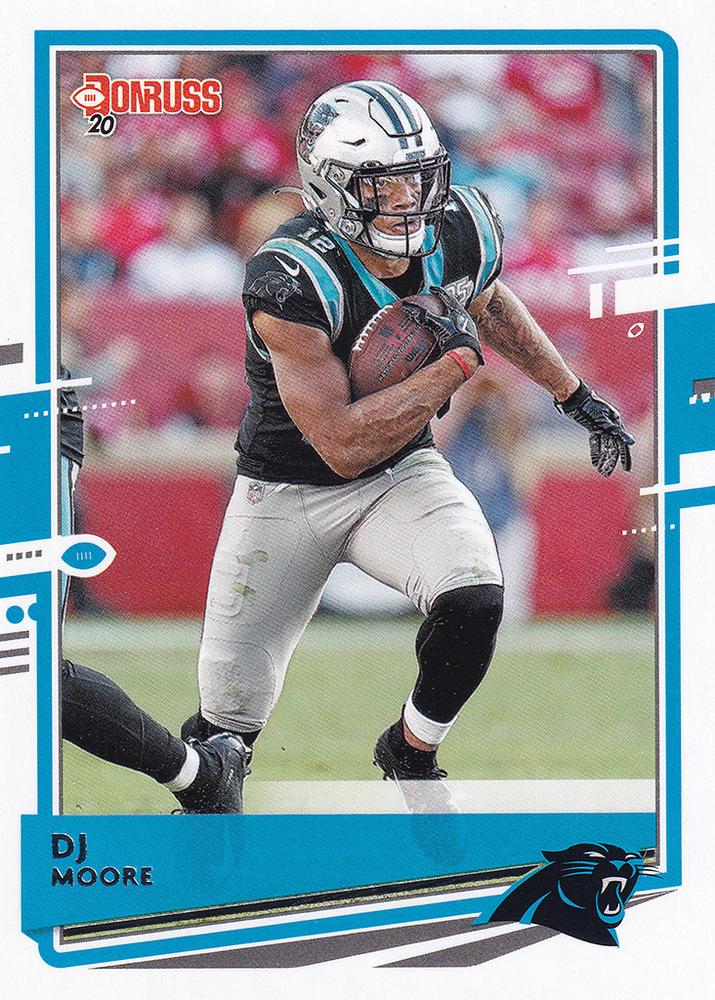 DJ Moore #50 Carolina Panthers | 2020 Panini Donruss | NFL Football