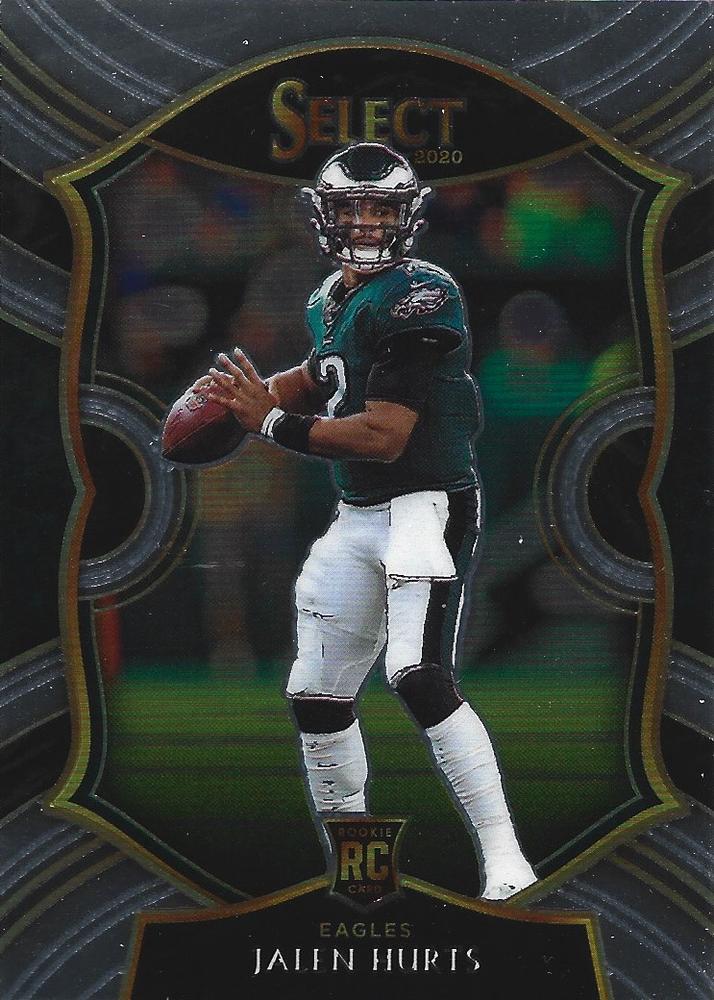 Jalen Hurts #50 Philadelphia Eagles | 2020 Panini Select |  | NFL Football