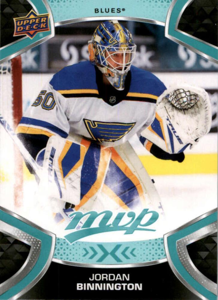 Jordan Binnington #50 St. Louis Blues | 2021-22 Upper Deck MVP