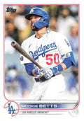 Mookie Betts #50 Los Angeles Dodgers | 2022 Topps