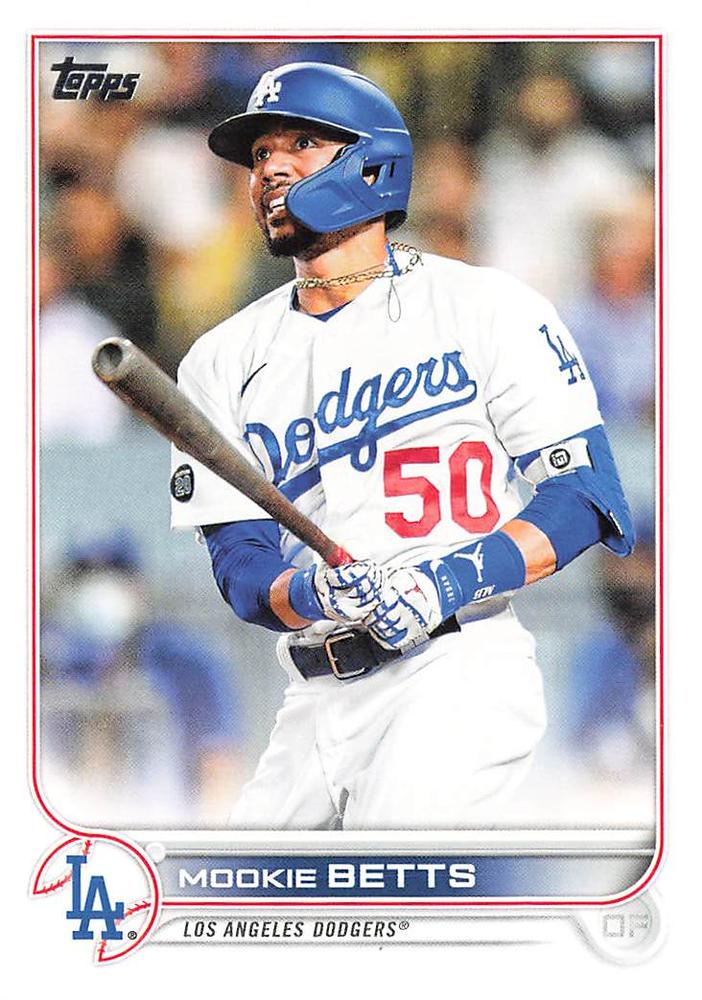 Mookie Betts #50 Los Angeles Dodgers | 2022 Topps